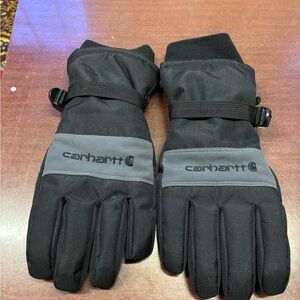 Carhartt Black and Gray Winter Gloves